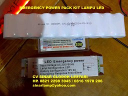 Emergency Power Pack Kit Lampu LED